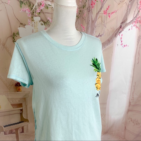 NEW Free People Fruit Medley Tee In Sky Tee - Picture 6 of 10
